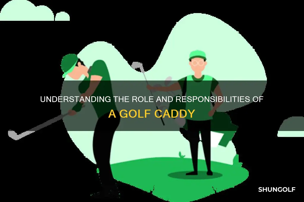what does golf caddy do