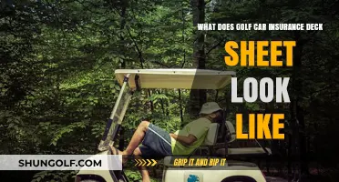 Understanding Golf Cart Insurance Deck Sheets: A Visual Guide