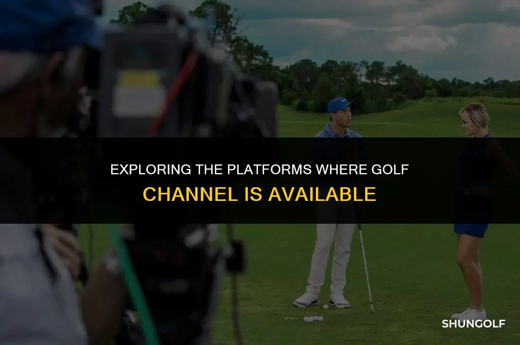 what does golf channel appear on