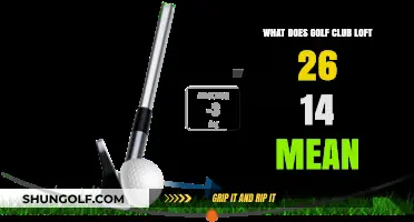 Understanding Golf Club Loft: Decoding the 26 and 14 Degree Angles
