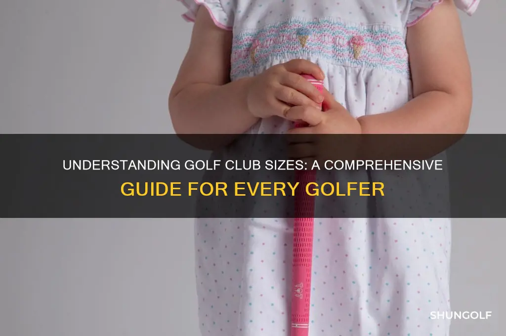 what does golf club size mean