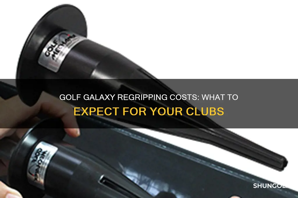 what does golf galaxy charge to regrip