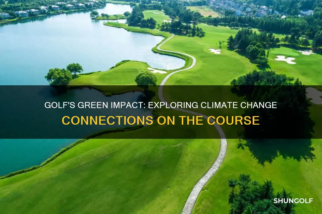 what does golf have to do with climate change
