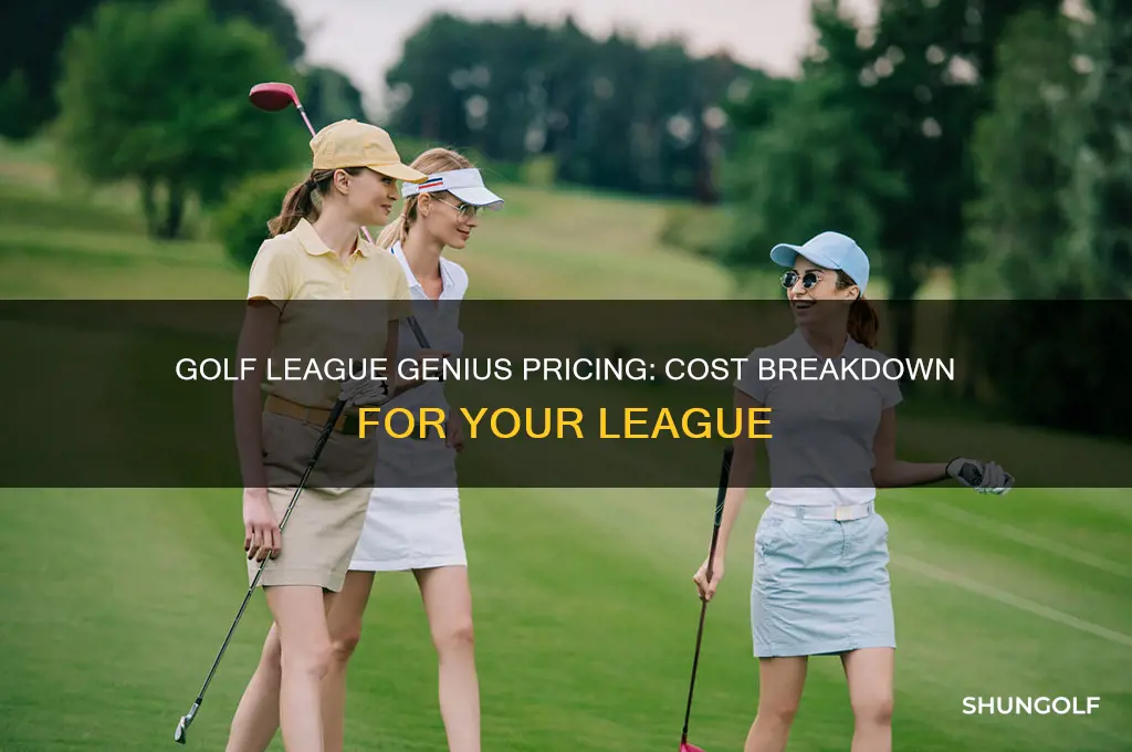 what does golf league genius cost for my league