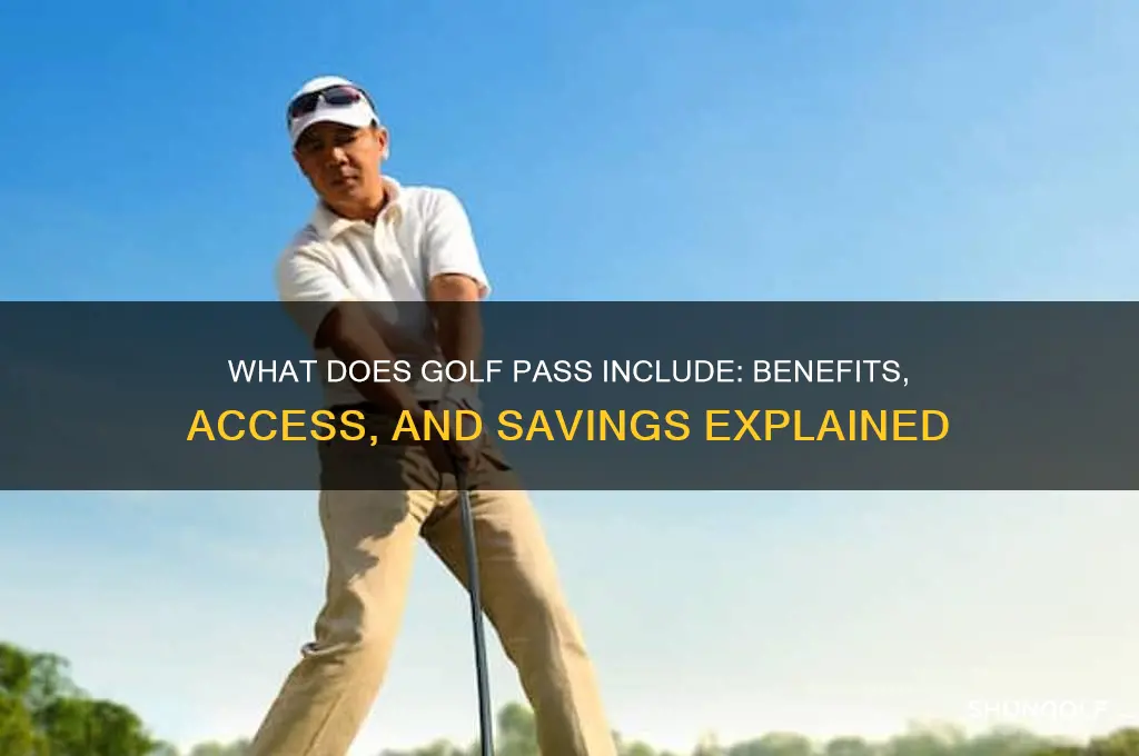 what does golf pass include