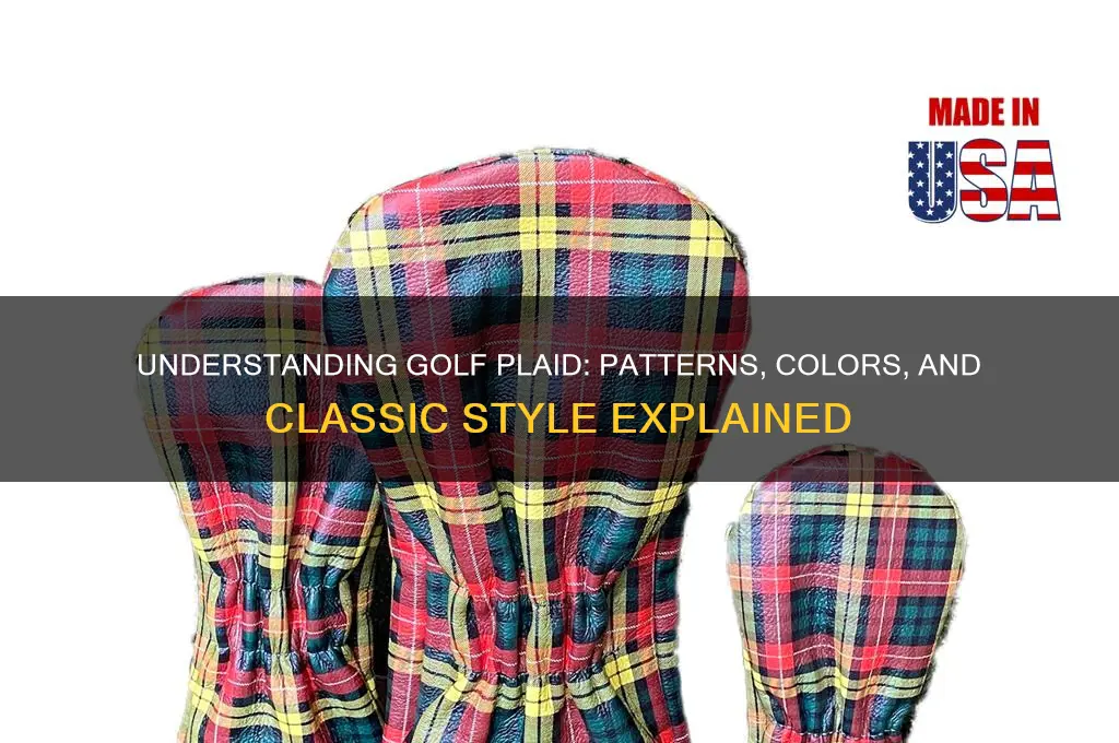 what does golf plaid look like