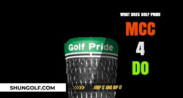 Golf Pride MCC 4: Enhancing Grip, Control, and Performance on the Course