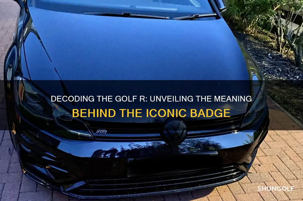 what does golf r stand for