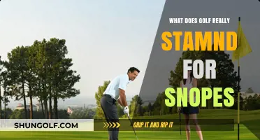 Unraveling the Golf Acronym Myth: Snopes Fact-Checks the Truth