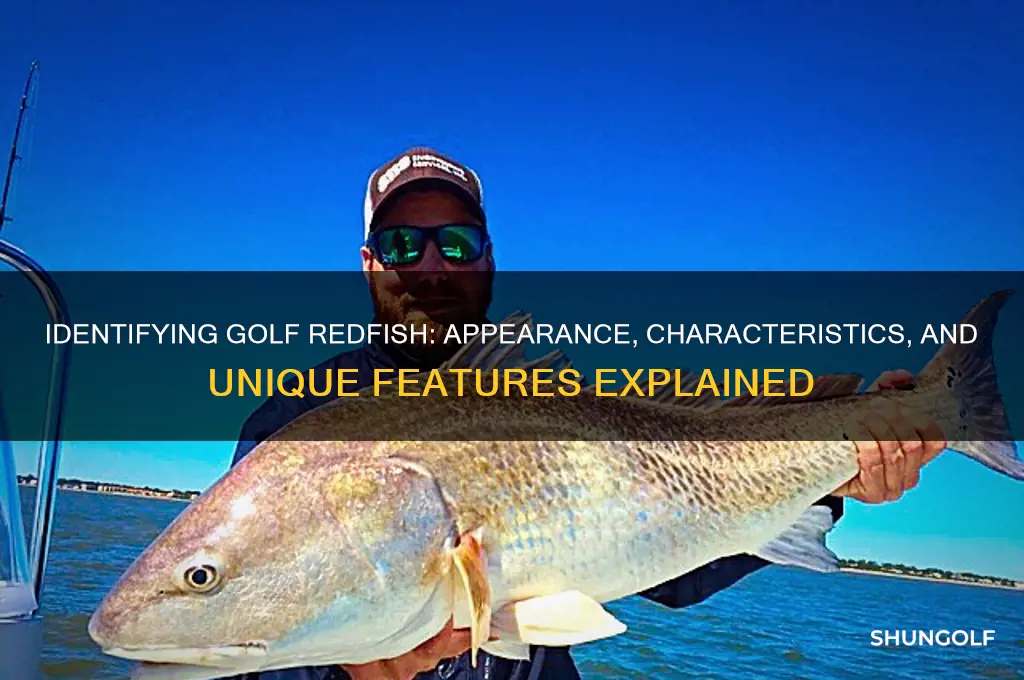 what does golf redfish look like