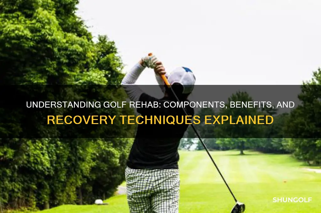 what does golf rehab consist of