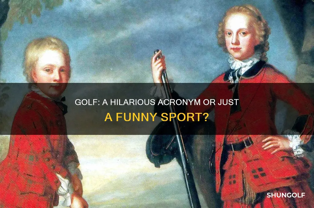 what does golf stand for funny