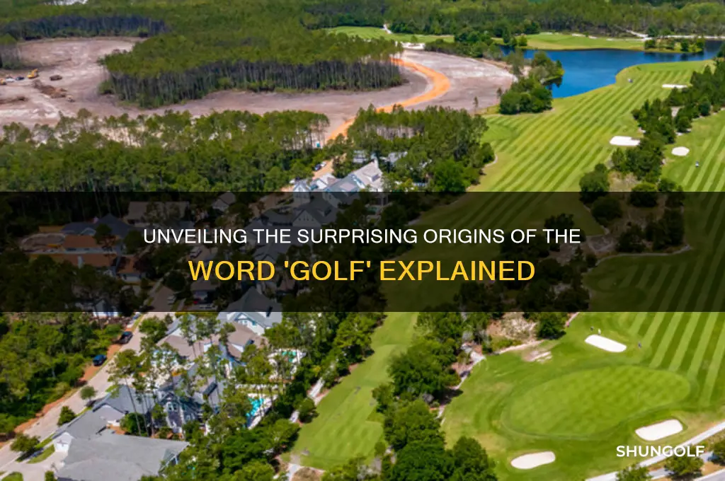 what does golf stand for originally
