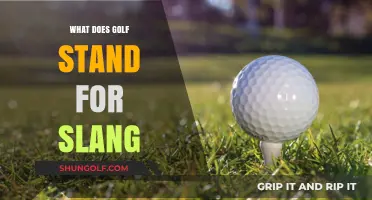 Golf Slang Decoded: Uncovering the Hidden Meaning Behind the Term
