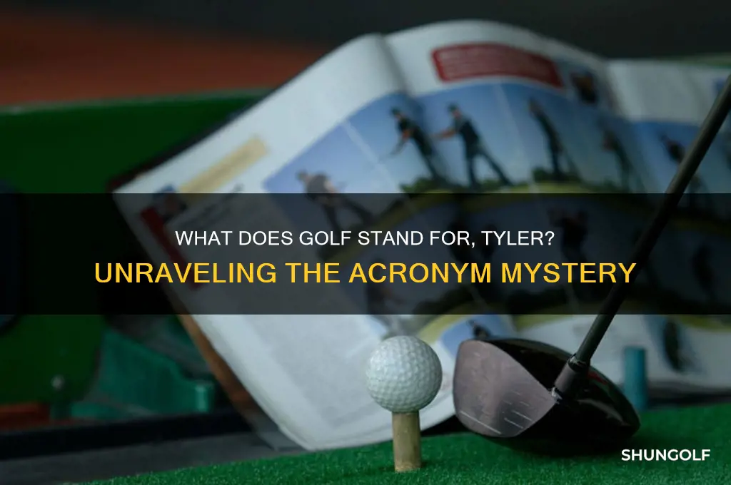 what does golf stand for tyler