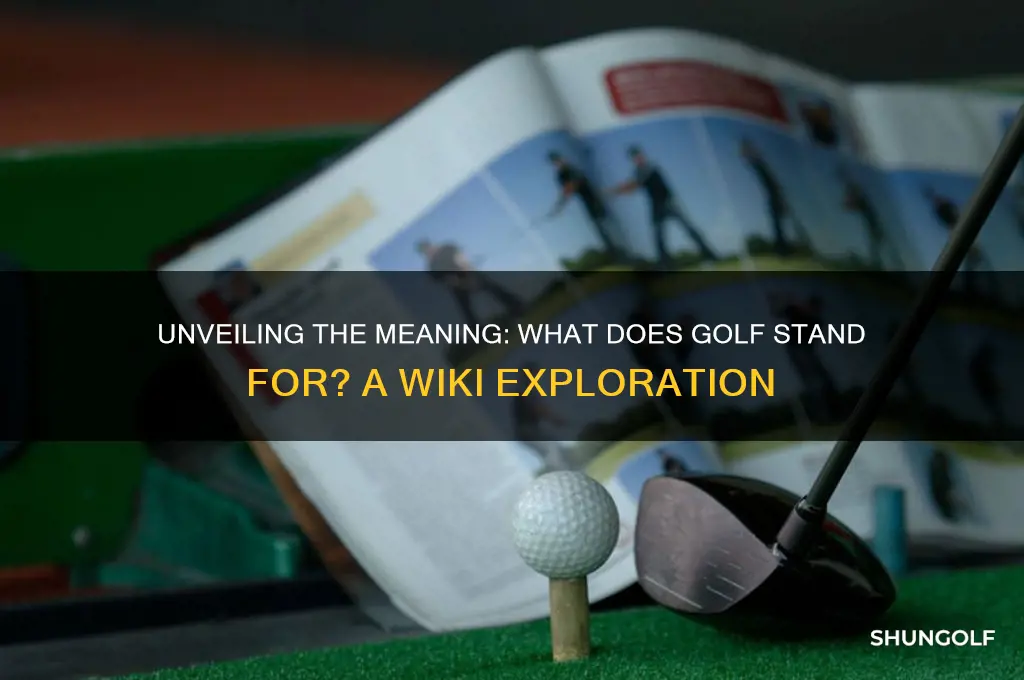 what does golf stand for wiki