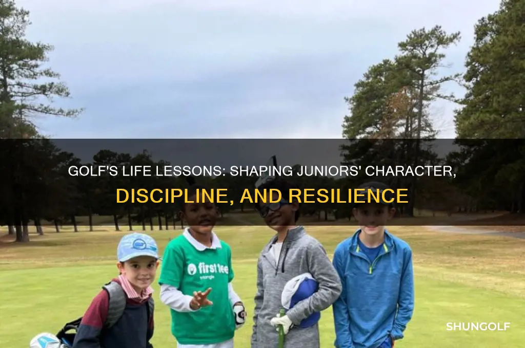 what does golf teach juniors