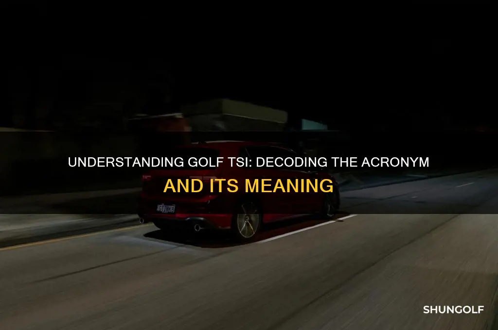 what does golf tsi stand for