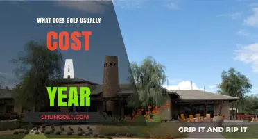 Annual Golf Expenses: Uncovering the Yearly Costs of Playing Golf