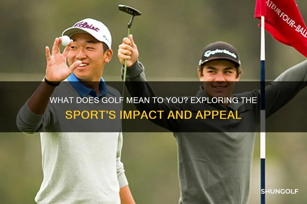 what does golf
