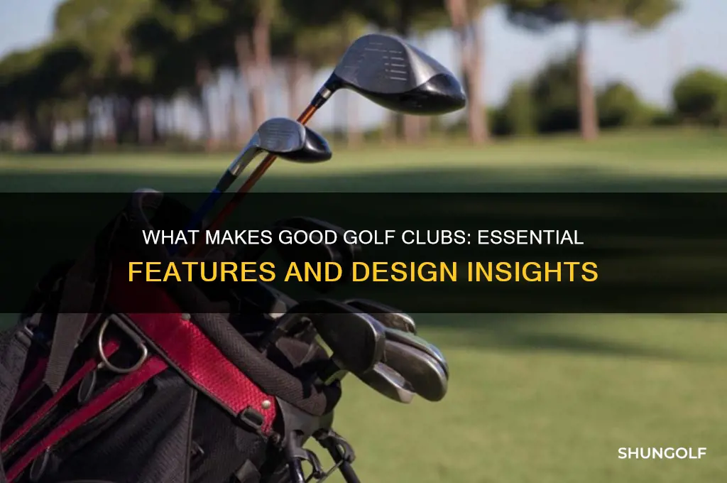 what does good golf clubs look like
