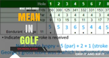 Decoding the Golf Glossary: What Does 'Gross' Really Mean?