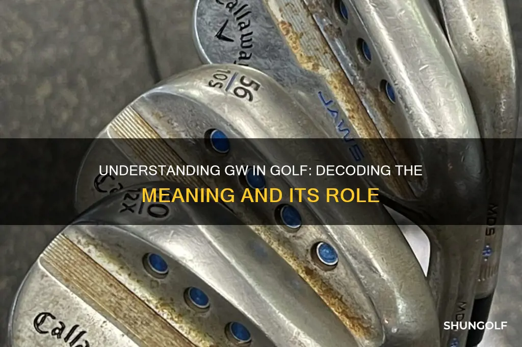 what does gw stand for in golf