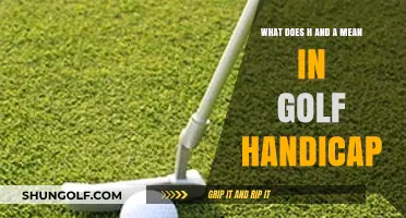 Understanding Golf Handicap: Decoding the Meaning of H and A