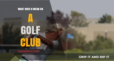 Understanding the 'H' Marking on Golf Clubs: A Comprehensive Guide