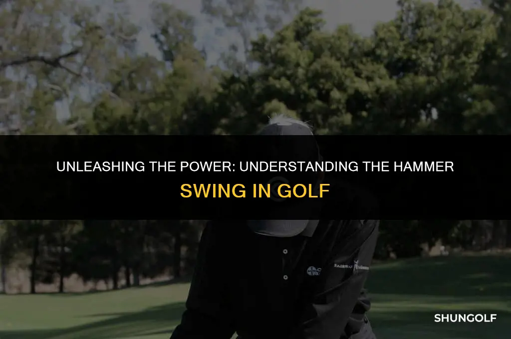 what does hammer in golf mean