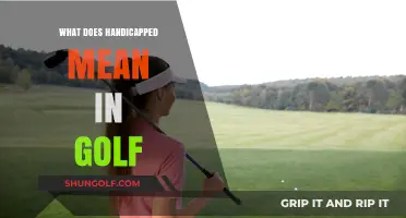 Understanding Handicapped in Golf: Definition, Calculation, and Its Role