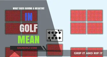 Decoding the Scorecard: What Does a Negative Mean in Golf?