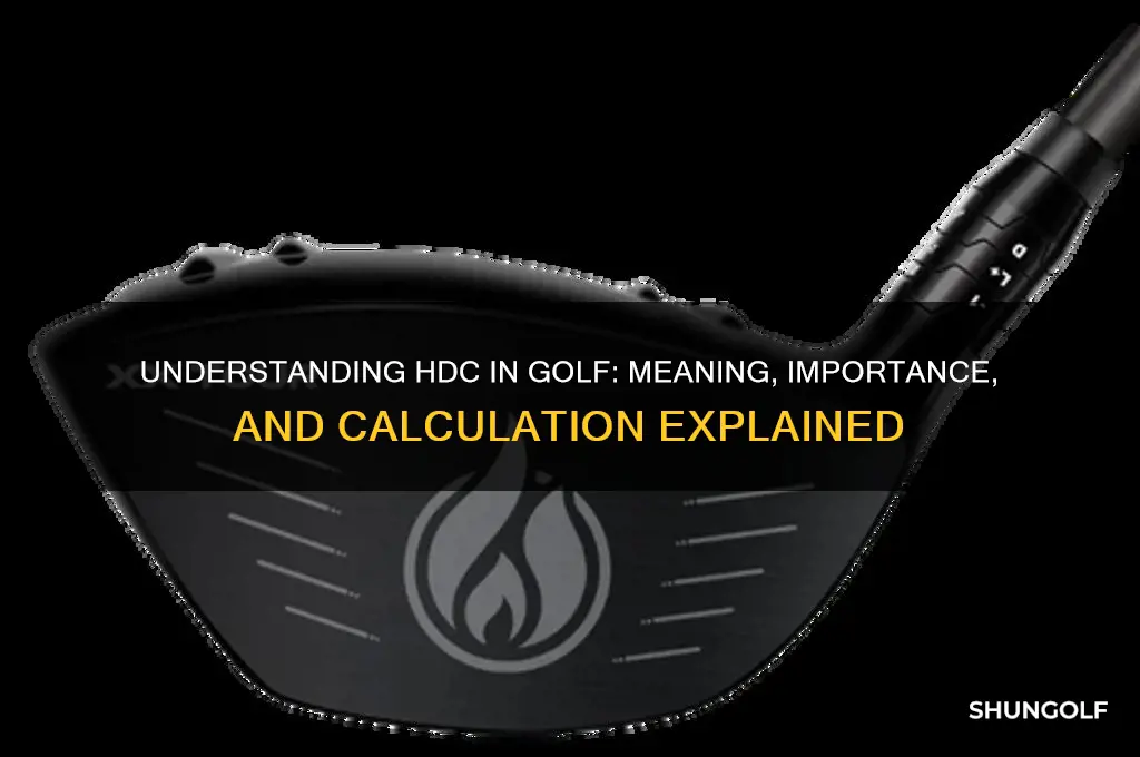 what does hdc in golf stand for
