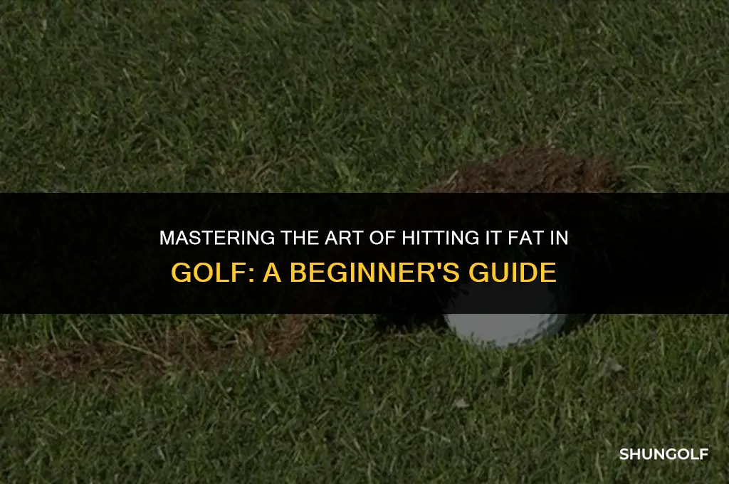 what does hit it fat mean in golf