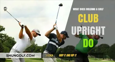 Mastering Your Golf Swing: The Impact of Holding a Club Upright