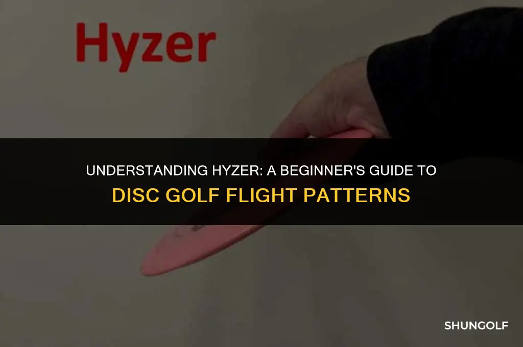 what does hyzer mean in disc golf
