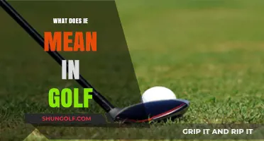 Decoding Golf Slang: What Does 'IE' Mean on the Course?