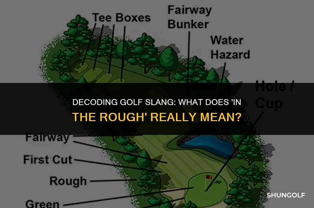 what does in the rough mean in golf