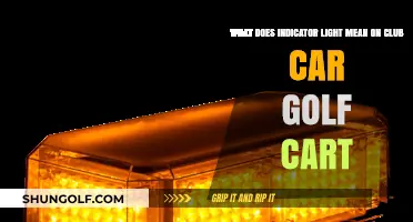Understanding Your Club Car Golf Cart's Indicator Light Meaning
