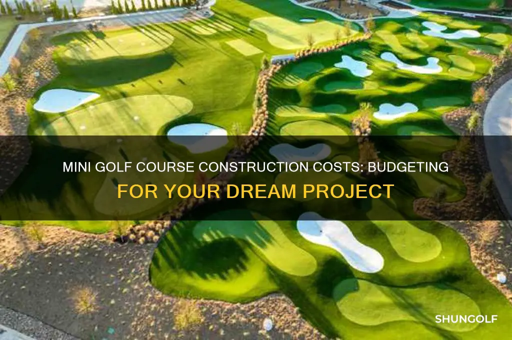 what does it cost to build a mini golf course