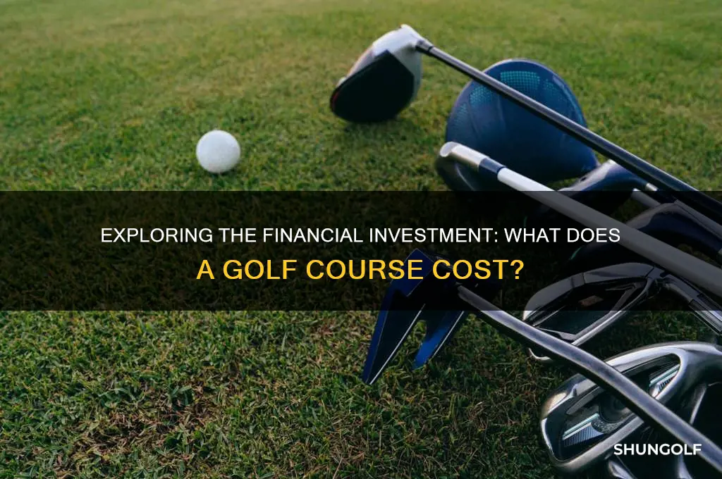 what does it cost to buy a golf course