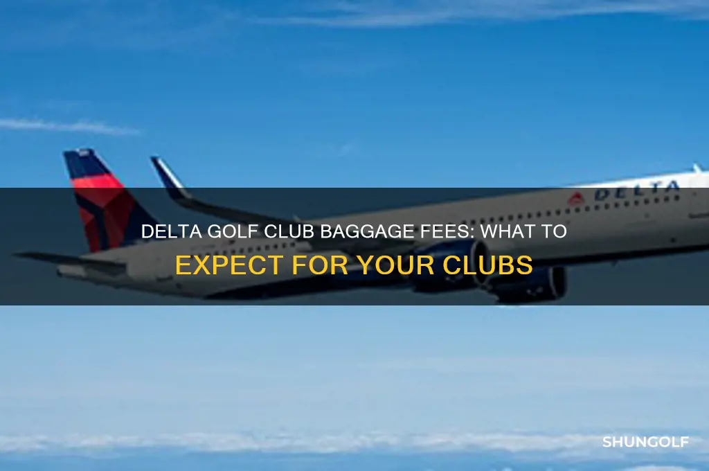 what does it cost to check golf clubs on delta