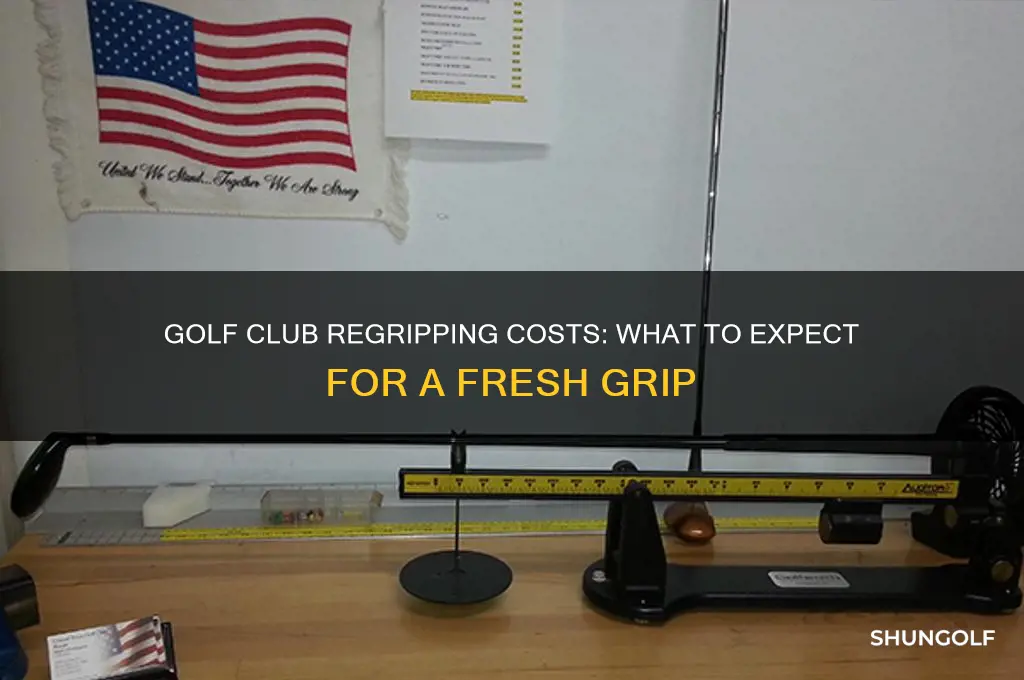 what does it cost to have golf clubs regripped