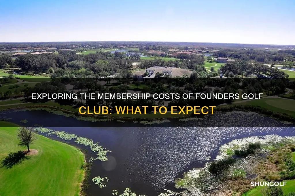 what does it cost to join founders golf club