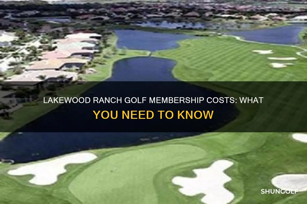 what does it cost to join lakewood ranch golf