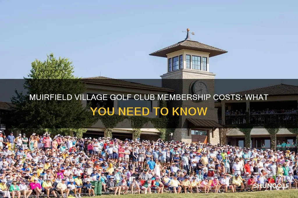 what does it cost to join muirfield village golf club
