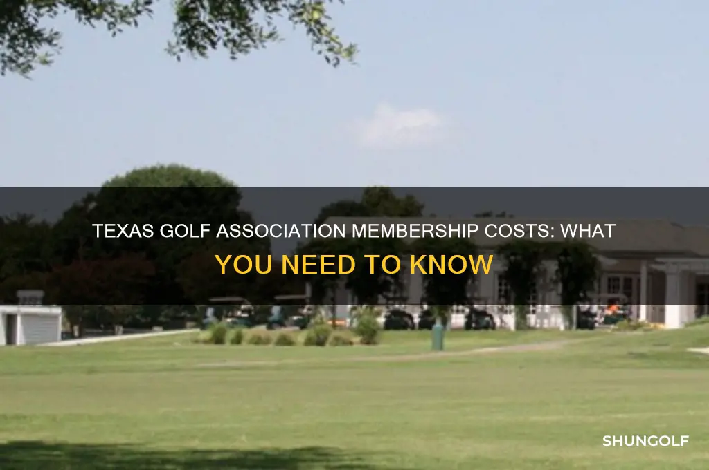 what does it cost to join texas golf association