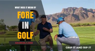 Understanding the Fore in Golf: A Beginner's Guide