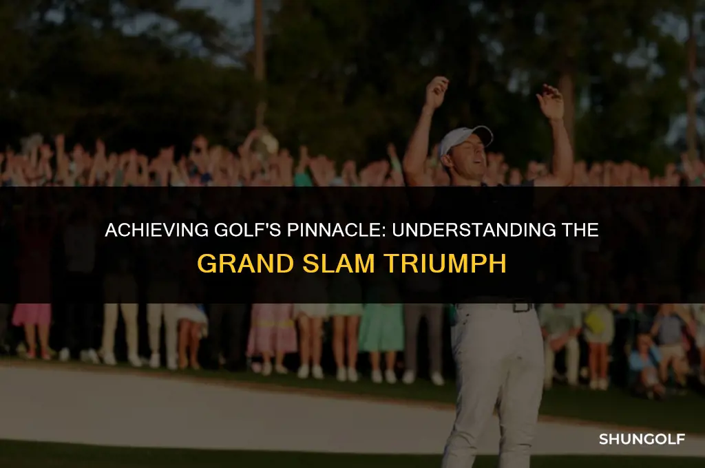 what does it mean by winining golf grand slam
