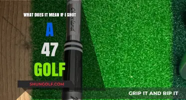 Decoding Your Golf Score: What Does a 47 Mean?